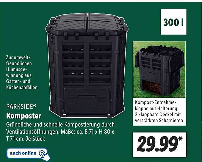 Parkside Komposter Angebot bei Lidl 1Prospekte.de