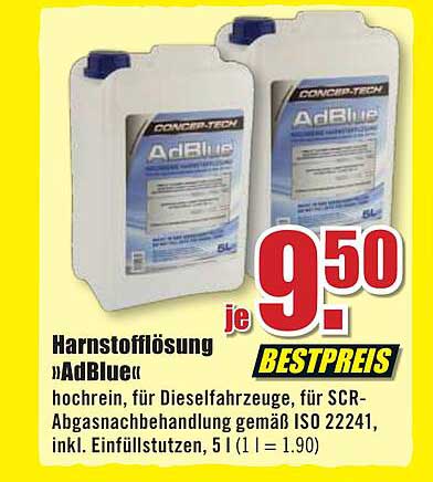 B1 Discount Baumarkt Harnstofflösung Adblue