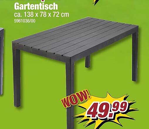 Gartentisch Angebot bei POCO