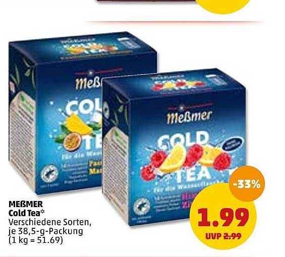 Meßmer Cold Tea Angebot bei Penny - 1Prospekte.de