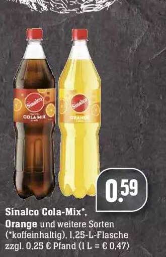 Sinalco Cola Mix Orange Angebot Bei Edeka 1prospektede 5534