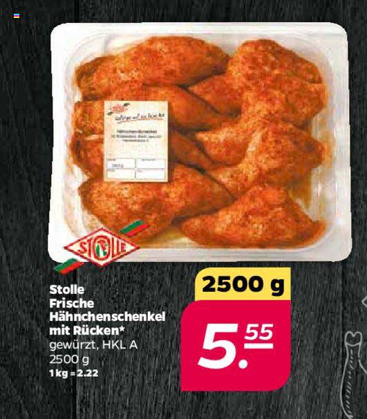 Stolle Frische Hähnchenschenkel Mit Rücken Angebot bei Netto