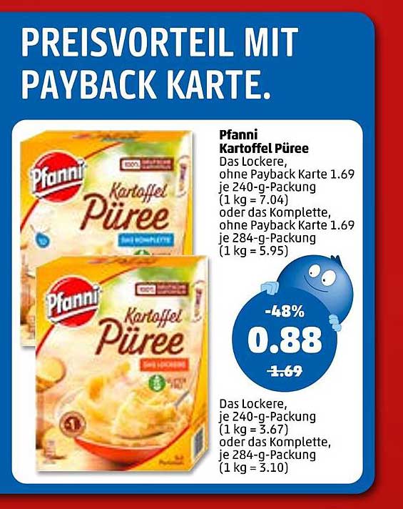 Pfanni Kartoffel Püree Angebot bei Netto Marken Discount