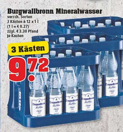 Trinkgut Burgwallbronn Mineralwasser