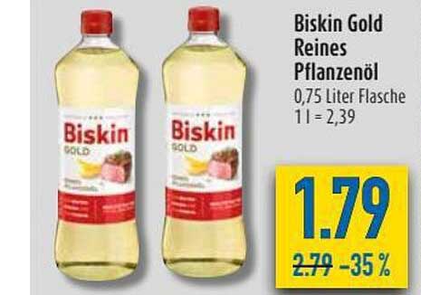 Diska Biskin Gold Reines Pflanzenöl