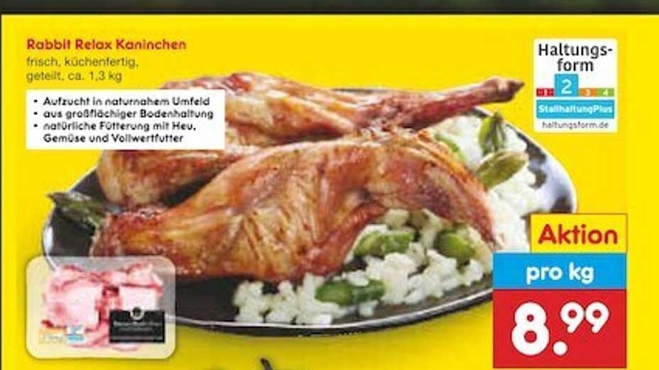 Rabbit Relax Kaninchen Angebot bei Netto MarkenDiscount 1Prospekte.de