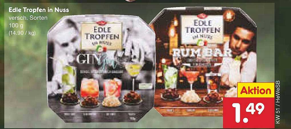 Edle Tropfen In Nuss Angebot bei Netto Marken-Discount - 1Prospekte.de