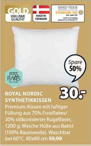 Jysk Roayl Nordic Synthetikkissen