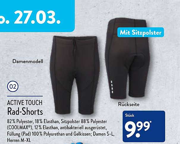ALDI Nord Active Touch Rad-shorts