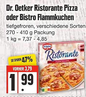 Edeka Frischemarkt Dr Oetker Ristorante Pizza Oder Bistro Flammkuchen