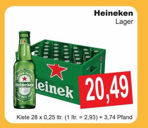Getränke Göbel Heineken Lager