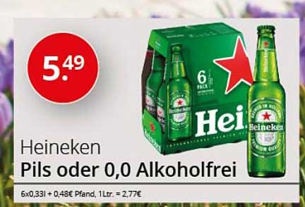 Sagasser Heineken Pils Oder 0,0 Alkoholfrei