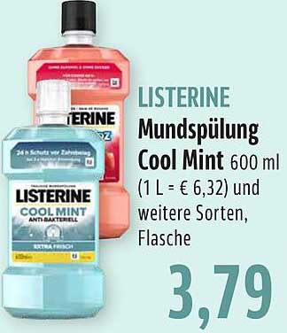 BUNGERT Listerine Mundspülung Cool Mint