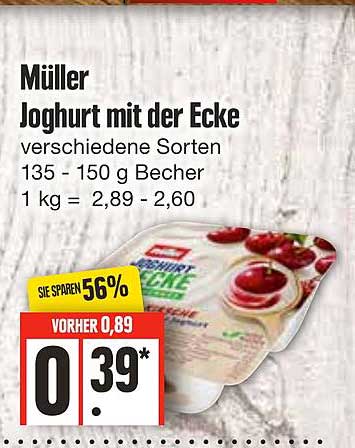 Edeka Frischemarkt Müller Joghurt Mit Der Ecke