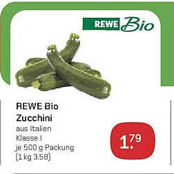 Akzenta Rewe Bio Zucchini