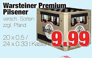 Edeka Scherer Warsteiner Premium Pilsener