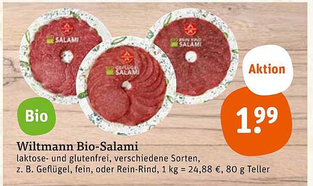 Tegut Wiltmann Bio-salami