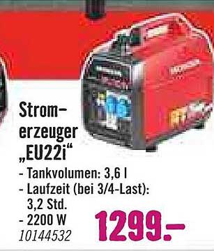 Hornbach Stromerzeuger „EU22i”