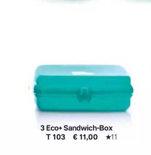 Tupperware Eco+ Sandwich-box