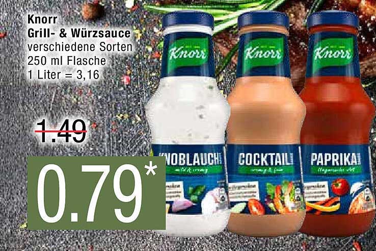 Marktkauf Knorr Grill- & Würzsauce