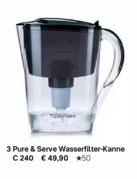 Tupperware Pure & Serve Wasserfilter-kanne