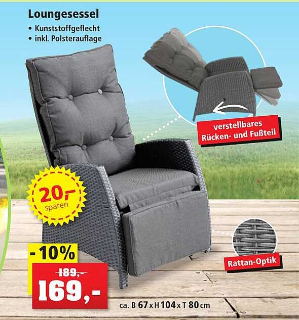 Loungesessel Angebot bei Thomas Philipps 1Prospekte.de