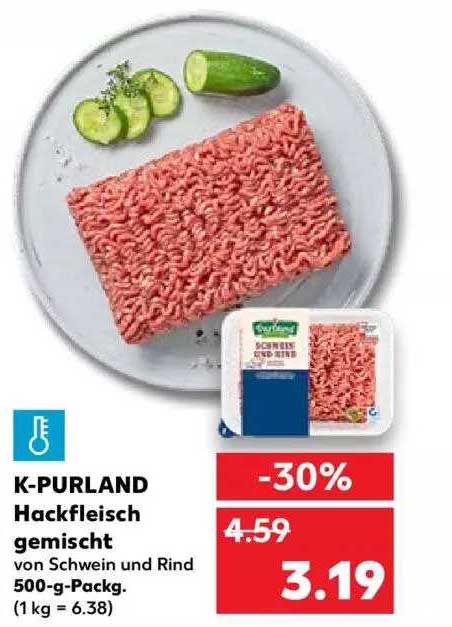 Kpurland Hackfleisch Gemischt Angebot bei Kaufland 1Prospekte.de