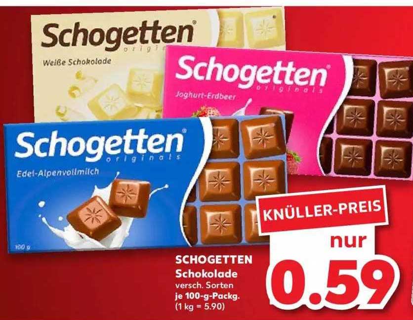 Schogetten Schokolade Angebot bei Kaufland 1Prospekte.de