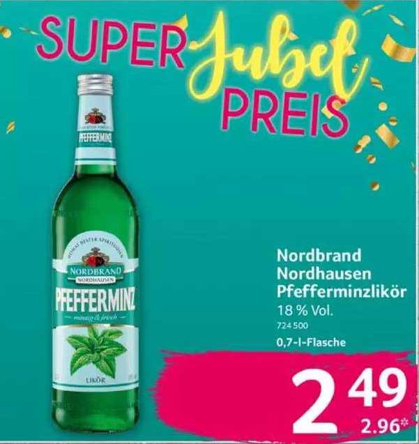 Nordbrand Nordhausen Pfefferminzlikör Angebot bei Selgros - 1Prospekte.de