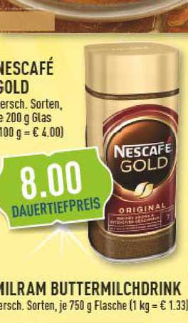 Nescafé Gold Angebot bei Marktkauf 1Prospekte.de