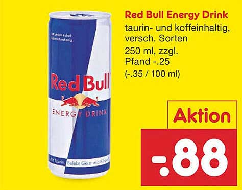Red Bull Drink bei Netto Marken Discount