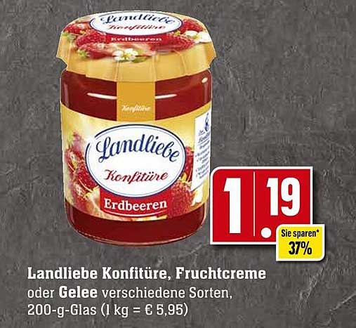 Landliebe Konfitüre Fruchtcreme Oder Gelee Angebot bei E Center 1Prospekte de