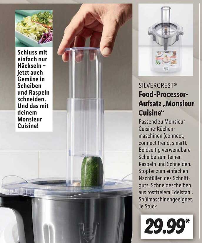 Lidl Silvercrest Food-processor-aufsatz „monsieur Cuisine“