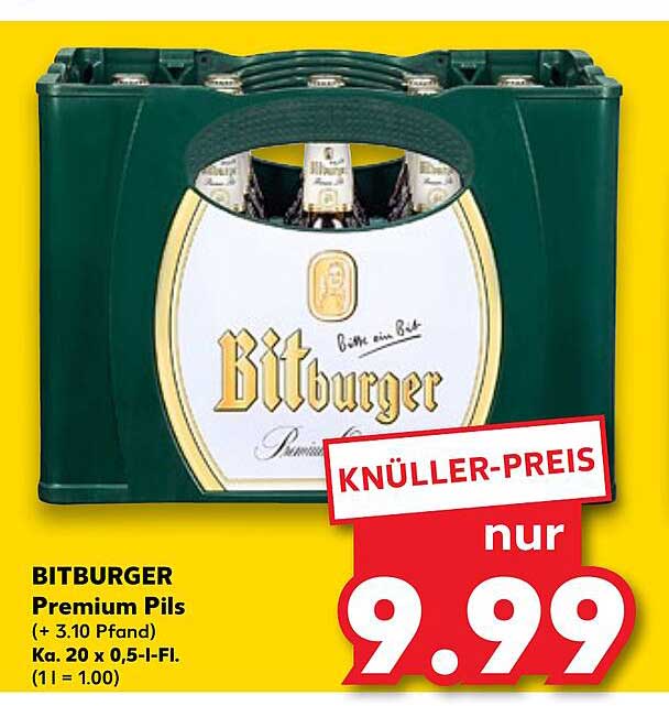 Bitburger Premium Pils Angebot bei Kaufland - 1Prospekte.de
