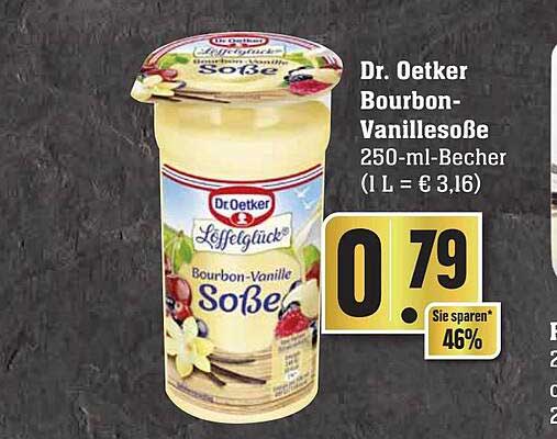 Dr Oetker Bourbon-vanillesoße Angebot bei EDEKA - 1Prospekte.de