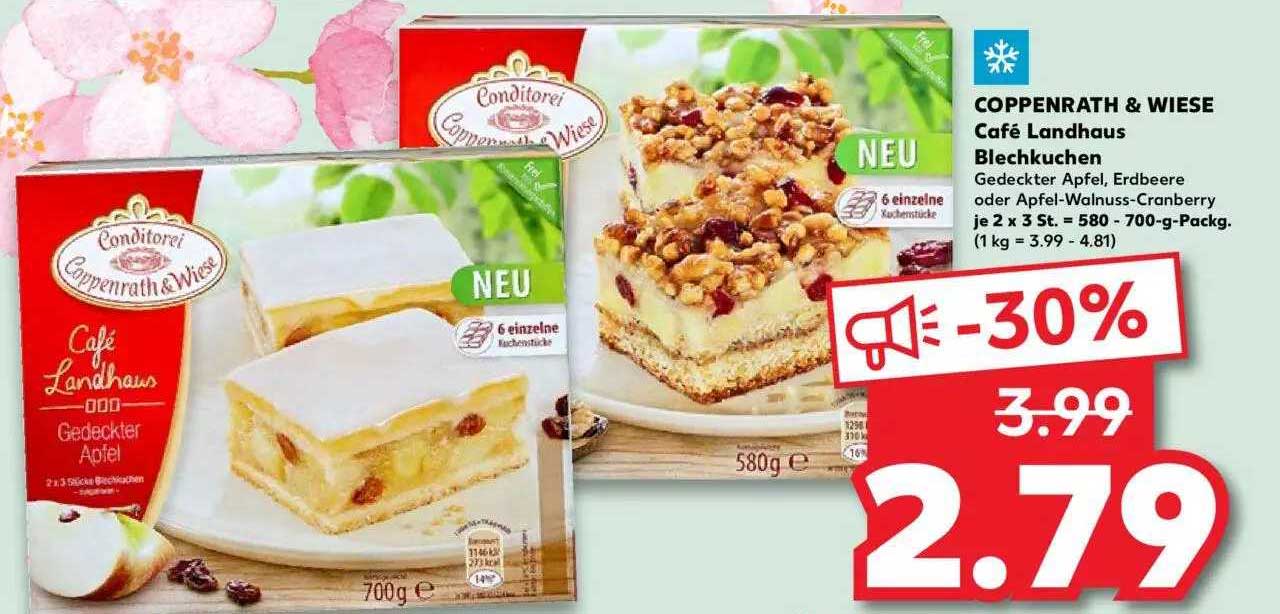 Coppenrath & Wiese Café Landhaus Blechkuchen Angebot bei Kaufland 1Prospekte.de Coppenrath & Wiese Café Landhaus Blechkuchen Angebot bei Kaufland 1Prospekte.de