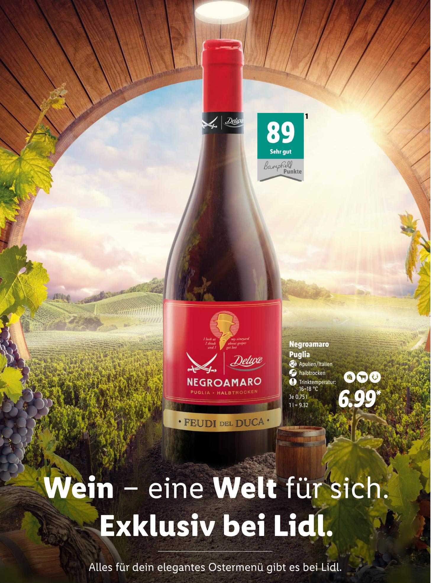 Negroamaro Puglia Angebot bei Lidl - 1Prospekte.de