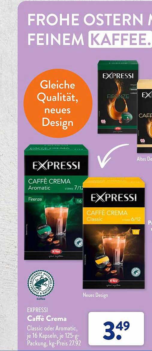 Expressi Caffè Crema Angebot bei ALDI SÜD - 1Prospekte.de
