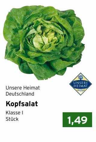 CAP Markt Unsere Heimat Deutschland Kopfsalat