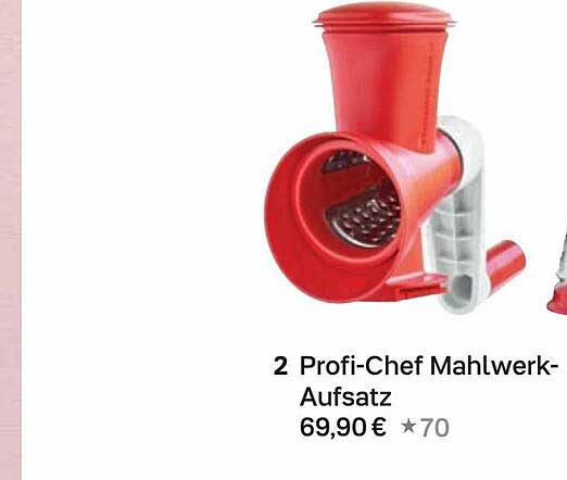 K53 Aufsatz Profi-Chef Mahlwerk Tupperware