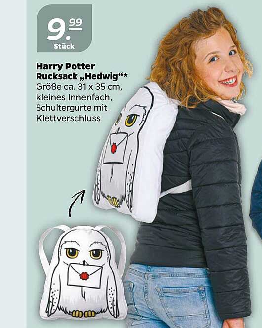 Harry Potter Rucksack „hedwig“ Angebot Bei Netto - 1Prospekte.de