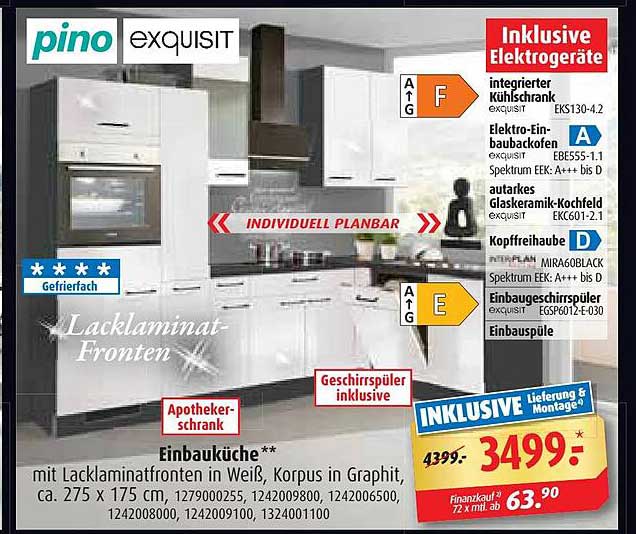 Pino Einbauküche Angebot bei ROLLER 1Prospekte.de