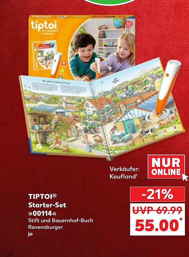 Tiptoi Starterset „00114“ Angebot bei Kaufland 1Prospekte.de