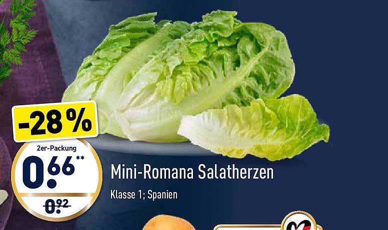 Mini Romana Salatherzen Angebot bei ALDI Nord - 1Prospekte.de