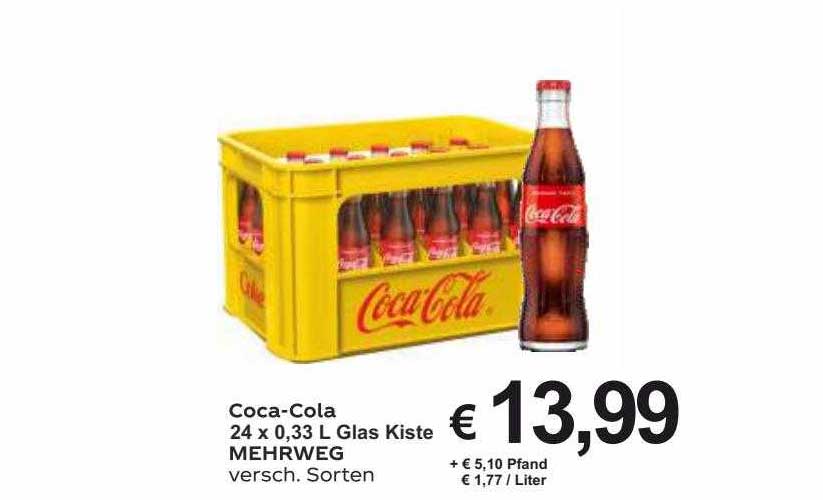 Bilgro Coca-cola 24 X 0.33 L Glas Kiste Mehrweg