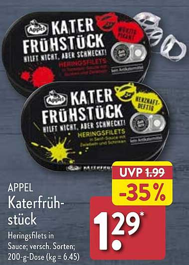 Appel Katerfrühstück Angebot bei ALDI Nord 1Prospekte.de