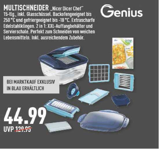 Genius Multischneider „nicer Dicer Chef” Angebot Bei Marktkauf ...