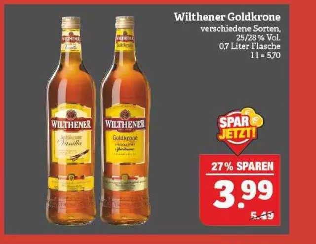 Wunderbar Wilthener Goldkrone Angebot Bilder