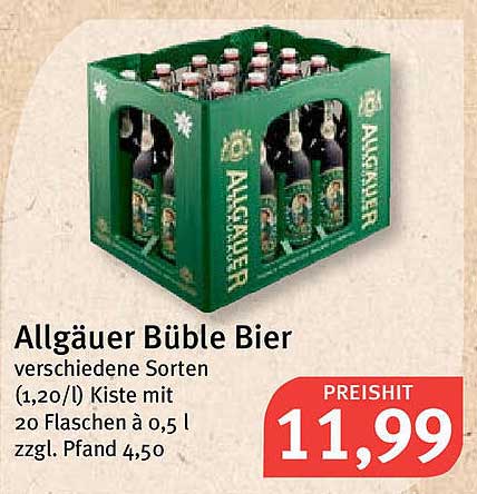 Feneberg Allgäuer Büble Bier