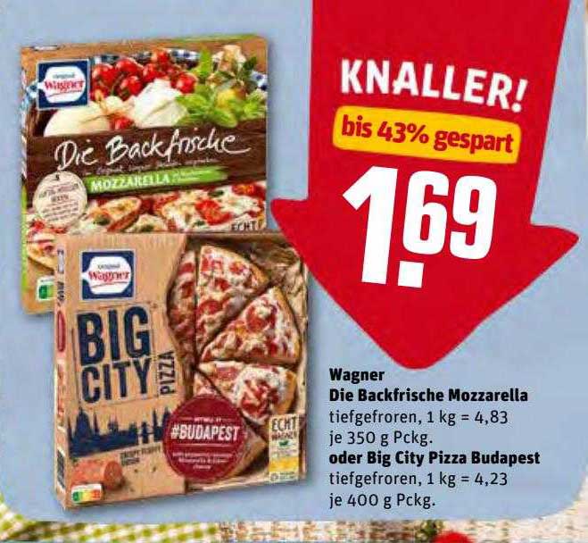 Original Wagner Die Backfrische Oder Big City Pizza Angebot bei Edeka